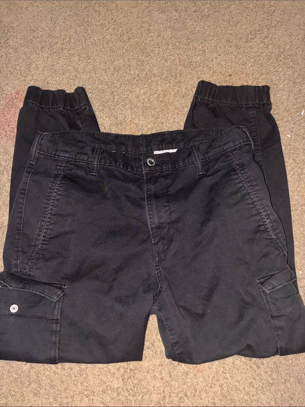 Men's Black Cargo Jogger Pants Levi’s